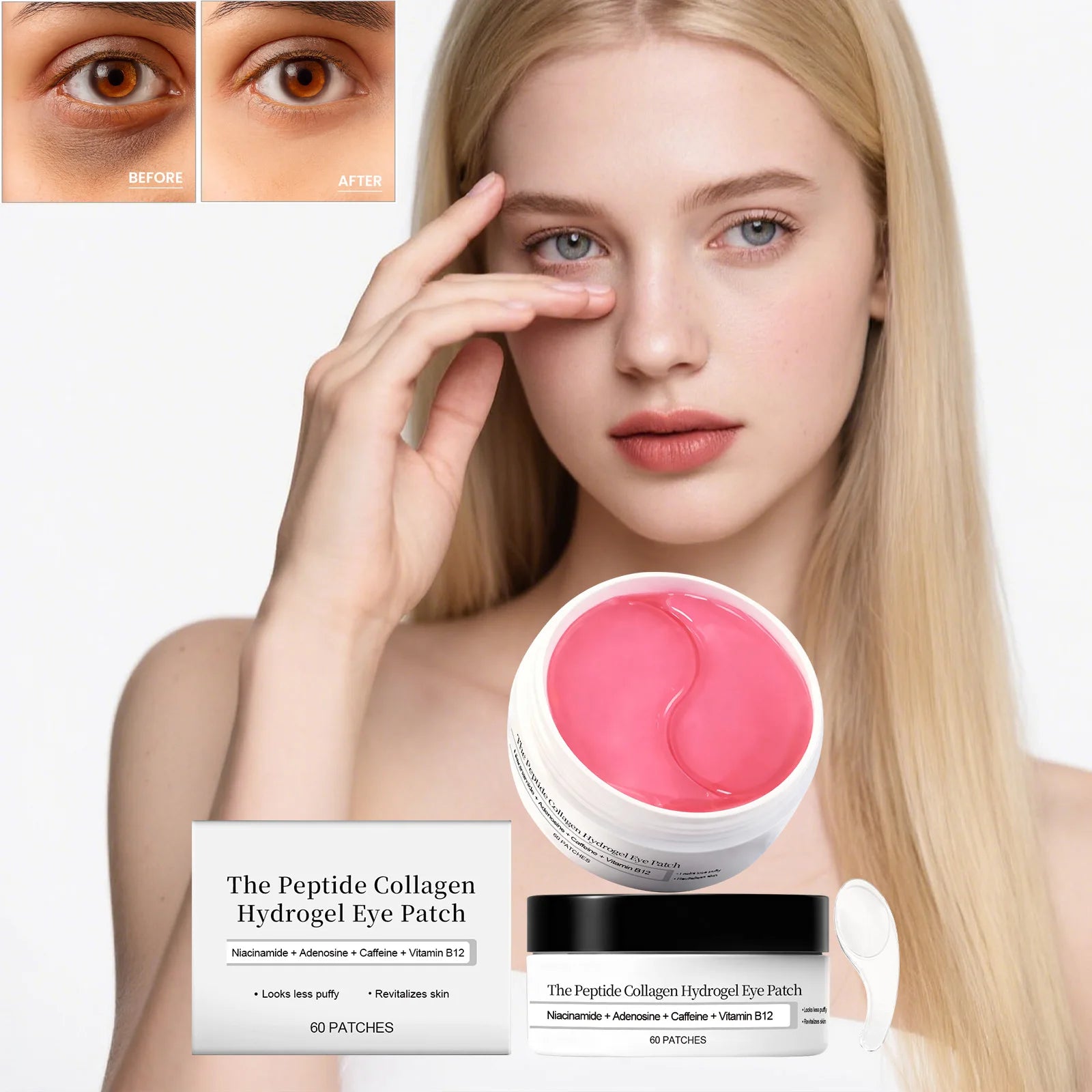 Peptide Collagen Hydrogel Eye Patch